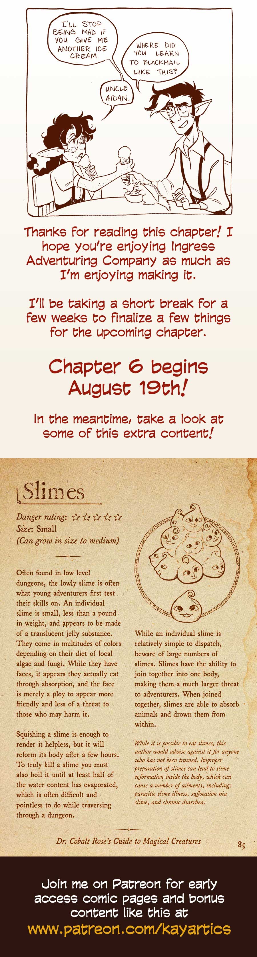 Bestiary: Slimes